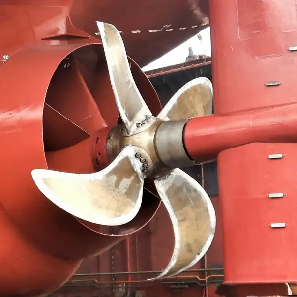 Close-up of a propeller